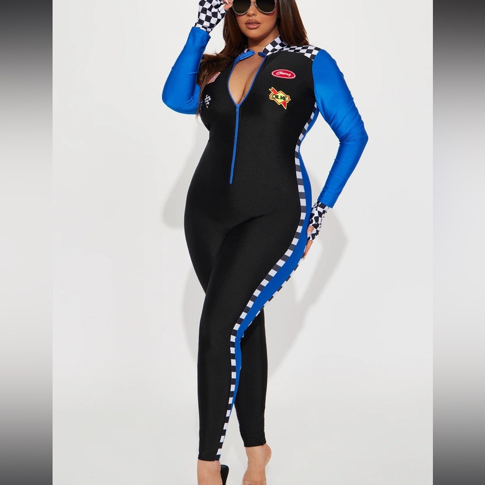 Fashion Nova Burning Rubber Halloween costume
